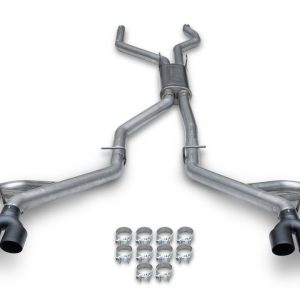 Flowmaster Exhaust System Kit, Flowfx Cat-Back System, Stainless Steel, With Muffler, 3 Inch Pipe Diameter, Dual Exhaust with Quad Exit – 717999