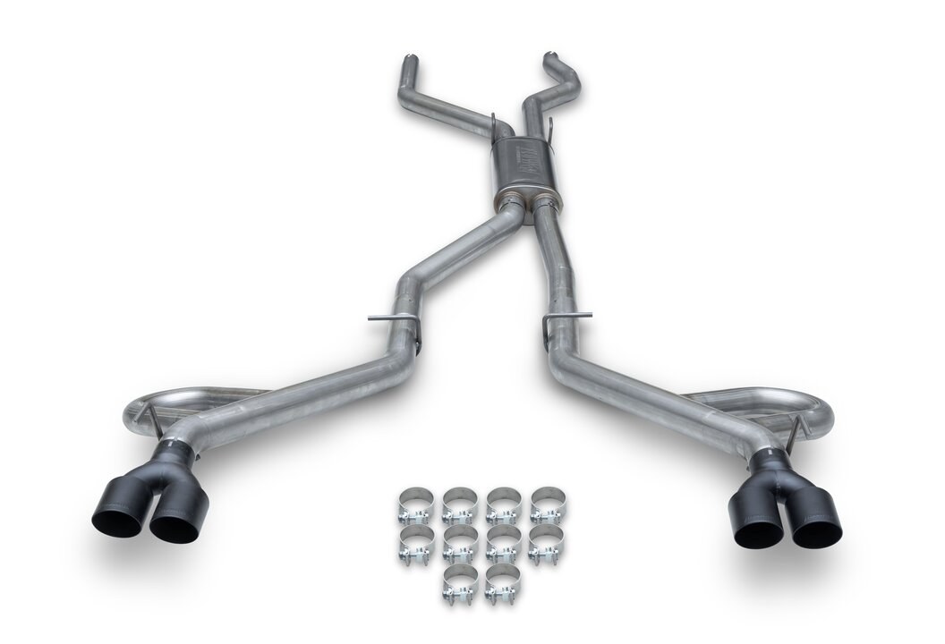 Flowmaster Exhaust System Kit, Flowfx Cat-Back System, Stainless Steel, With Muffler, 3 Inch Pipe Diameter, Dual Exhaust with Quad Exit – 717999