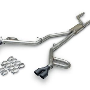 Flowmaster Exhaust System Kit, Flowfx Cat-Back System, Stainless Steel, With Muffler, 3 Inch Pipe Diameter, Dual Exhaust with Quad Exit – 717999