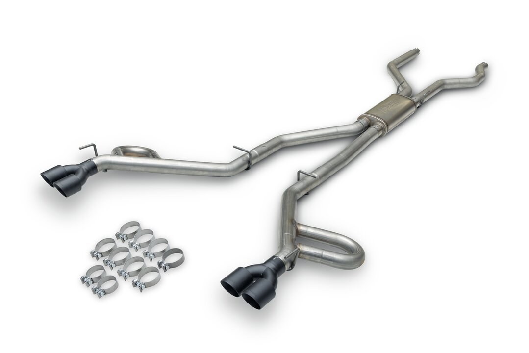 Flowmaster Exhaust System Kit, Flowfx Cat-Back System, Stainless Steel, With Muffler, 3 Inch Pipe Diameter, Dual Exhaust with Quad Exit – 717999