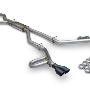 Flowmaster Exhaust System Kit, Flowfx Cat-Back System, Stainless Steel, With Muffler, 3 Inch Pipe Diameter, Dual Exhaust with Quad Exit – 717999