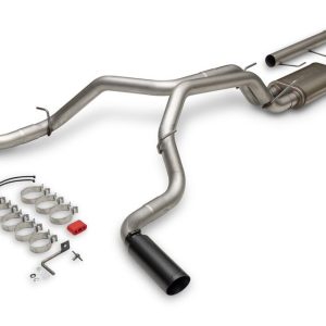 Flowmaster Exhaust System Kit, Flowfx Cat-Back System, 409S Stainless Steel, With Muffler, 3 Inch Pipe Diameter – 718130