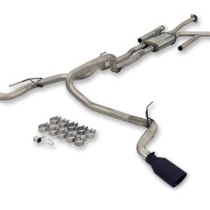 Flowmaster Exhaust System Kit, Flowfx Cat-Back System, Stainless Steel, With Muffler, 2-1/2 Inch Pipe Diameter, Dual Exhaust with Dual Exit – 718142