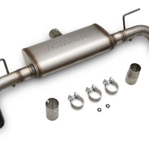 Flowmaster Exhaust System Kit, Flowfx Axle-Back System, 409 Stainless Steel, With Muffler, 2-1/2 Inch Pipe Diameter – 718154