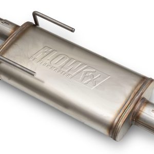 Flowmaster Exhaust System Kit, Flowfx Cat-Back System, 409 Stainless Steel, With Muffler, 3 Inch Pipe Diameter, Dual Exhaust with Single Exit – 718156