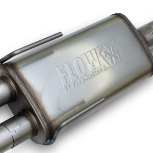 Flowmaster Exhaust System Kit, Flowfx Cat-Back System, 409 Stainless Steel, With Muffler, 3 Inch Pipe Diameter, Dual Exhaust with Single Exit – 718156