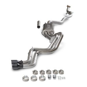 Flowmaster Exhaust System Kit, Flowfx Cat-Back System, 409 Stainless Steel, With Muffler, 3 to 2-1/2 Inch Pipe Diameter – 718173