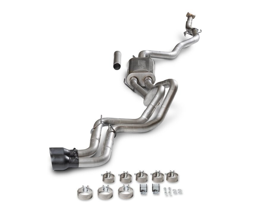 Flowmaster Exhaust System Kit, Flowfx Cat-Back System, 409 Stainless Steel, With Muffler, 3 to 2-1/2 Inch Pipe Diameter – 718173