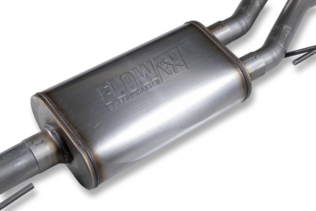 Flowmaster Exhaust System Kit, Flowfx Cat-Back System, 409 Stainless Steel, With Muffler, 3 to 2-1/2 Inch Pipe Diameter – 718173