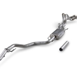 Flowmaster Exhaust System Kit, Flowfx Cat-Back System, 409 Stainless Steel, With Muffler, 3 to 2-1/2 Inch Pipe Diameter – 718179