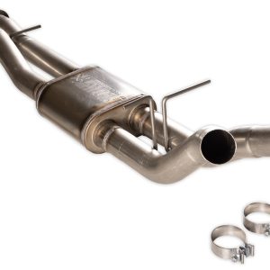 Flowmaster Exhaust System Kit, Flowfx Cat-Back System, 409 Stainless Steel, With Muffler, 3 Inch Pipe Diameter, Dual Exhaust with Dual Exit – 718203