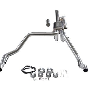 Flowmaster Exhaust System Kit, Flowfx Cat-Back System, 409 Stainless Steel, With Muffler, 3-1/2 Inch to 2-1/2 Inch Pipe Diameter – 718207