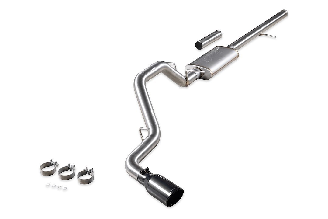 Flowmaster Exhaust System Kit, Signature Series Cat-Back System, 304 Stainless Steel, With Muffler, 3 Inch Pipe Diameter – 737857