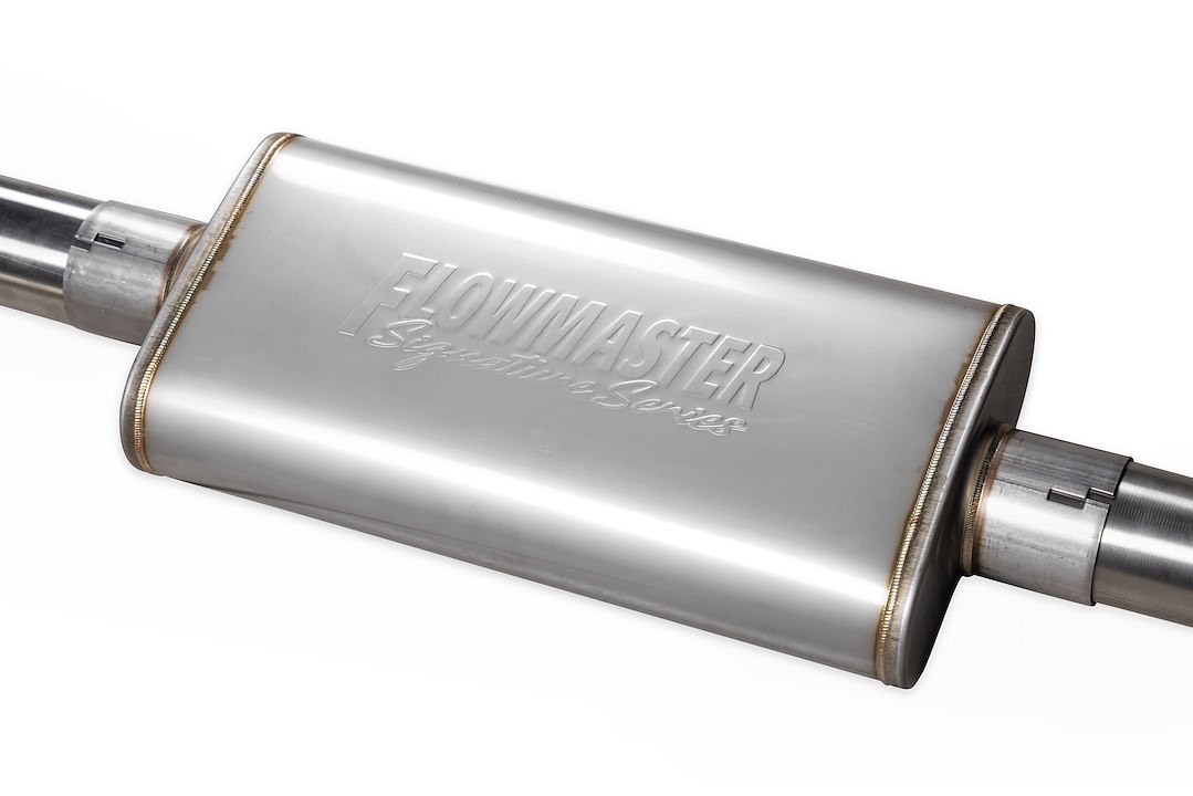 Flowmaster Exhaust System Kit, Signature Series Cat-Back System, 304 Stainless Steel, With Muffler, 3 Inch Pipe Diameter – 737857