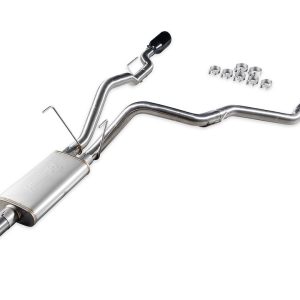 Flowmaster Exhaust System Kit, Signature Series Cat-Back System, 304 Stainless Steel, With Muffler, 3 Inch Pipe Diameter – 737860