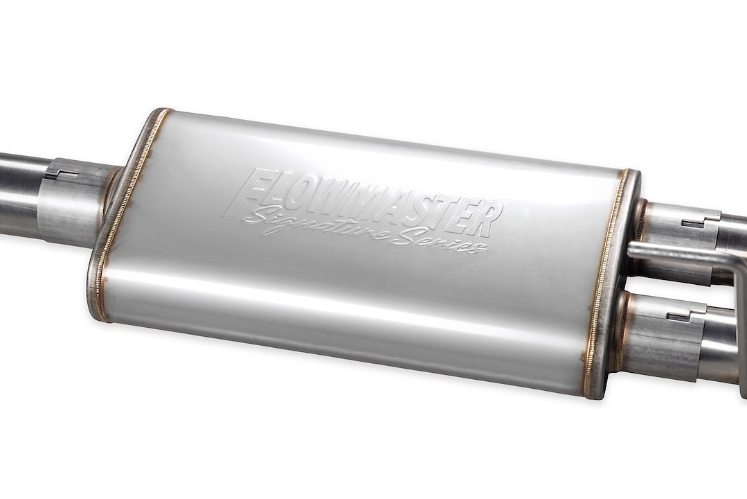 Flowmaster Exhaust System Kit, Signature Series Cat-Back System, 304 Stainless Steel, With Muffler, 3 Inch Pipe Diameter – 737860