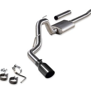 Flowmaster Exhaust System Kit, Signature Series Cat-Back System, 304 Stainless Steel, With Muffler, 3 Inch Pipe Diameter – 737887