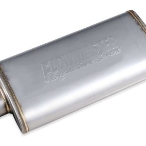 Flowmaster Exhaust System Kit, Signature Series Cat-Back System, 304 Stainless Steel, With Muffler, 3 Inch Pipe Diameter – 737887