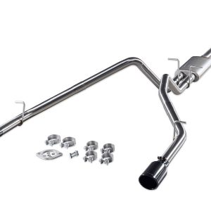 Flowmaster Exhaust System Kit, Signature Series Cat-Back System, 304 Stainless Steel, With Muffler, 3 Inch Pipe Diameter – 737889