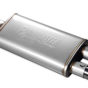 Flowmaster Exhaust System Kit, Signature Series Cat-Back System, 304 Stainless Steel, With Muffler, 3 Inch Pipe Diameter – 737889