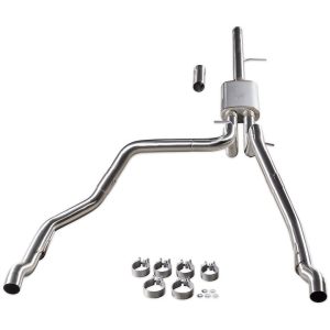 Flowmaster Exhaust System Kit, Signature Series Cat-Back System, 304 Stainless Steel, With Muffler, 3 Inch Pipe Diameter – 737894