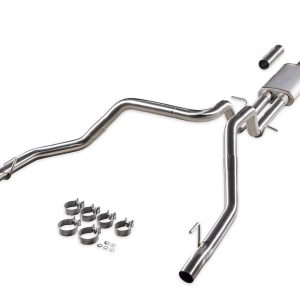 Flowmaster Exhaust System Kit, Signature Series Cat-Back System, 304 Stainless Steel, With Muffler, 3 Inch Pipe Diameter – 737894