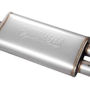 Flowmaster Exhaust System Kit, Signature Series Cat-Back System, 304 Stainless Steel, With Muffler, 3 Inch Pipe Diameter – 737894