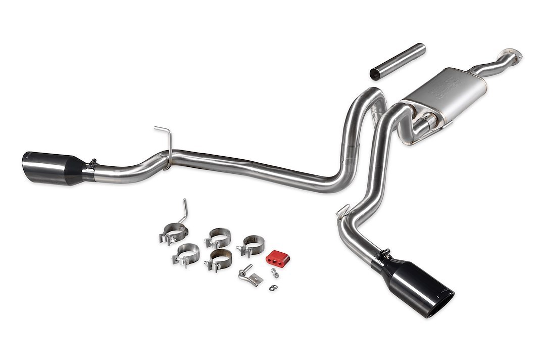 Flowmaster Exhaust System Kit, Signature Series Cat-Back System, 304 Stainless Steel, With Muffler, 2-1/2 Inch Pipe Diameter – 737918