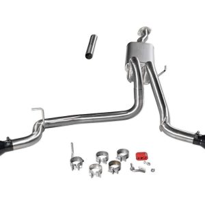 Flowmaster Exhaust System Kit, Signature Series Cat-Back System, 304 Stainless Steel, With Muffler, 2-1/2 Inch Pipe Diameter – 737918