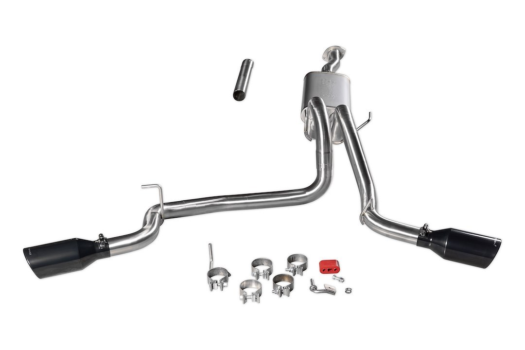 Flowmaster Exhaust System Kit, Signature Series Cat-Back System, 304 Stainless Steel, With Muffler, 2-1/2 Inch Pipe Diameter – 737918