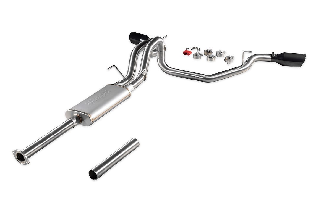 Flowmaster Exhaust System Kit, Signature Series Cat-Back System, 304 Stainless Steel, With Muffler, 2-1/2 Inch Pipe Diameter – 737918