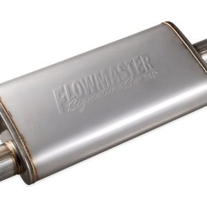 Flowmaster Exhaust System Kit, Signature Series Cat-Back System, 304 Stainless Steel, With Muffler, 2-1/2 Inch Pipe Diameter – 737918