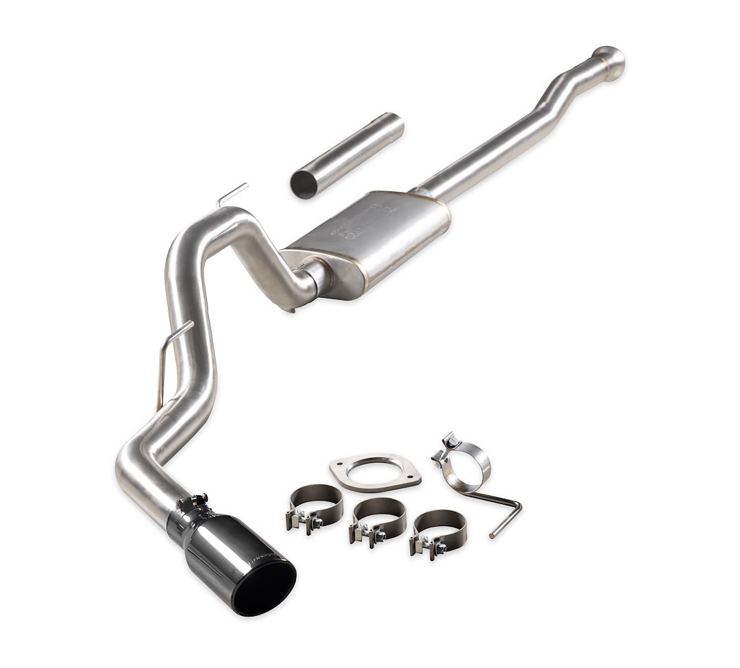 Flowmaster Exhaust System Kit, Signature Series Cat-Back System, 304 Stainless Steel, With Muffler, 3 Inch Pipe Diameter – 738115