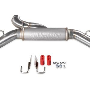 Flowmaster Exhaust System Kit, Signature Series Cat-Back System, 304 Stainless Steel, With Muffler, 3 Inch Pipe Diameter – 738123