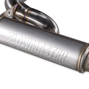 Flowmaster Exhaust System Kit, Signature Series Cat-Back System, 304 Stainless Steel, With Muffler, 3 Inch Pipe Diameter – 738123