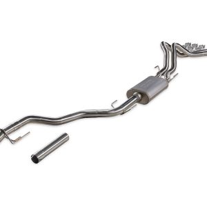 Flowmaster Exhaust System Kit, Signature Series Cat-Back System, 409 Stainless Steel, With Muffler, 3 to 2-1/2 Inch Pipe Diameter – 738173