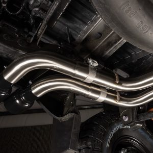 Flowmaster Exhaust System Kit, Signature Series Cat-Back System, 409 Stainless Steel, With Muffler, 3 to 2-1/2 Inch Pipe Diameter – 738173
