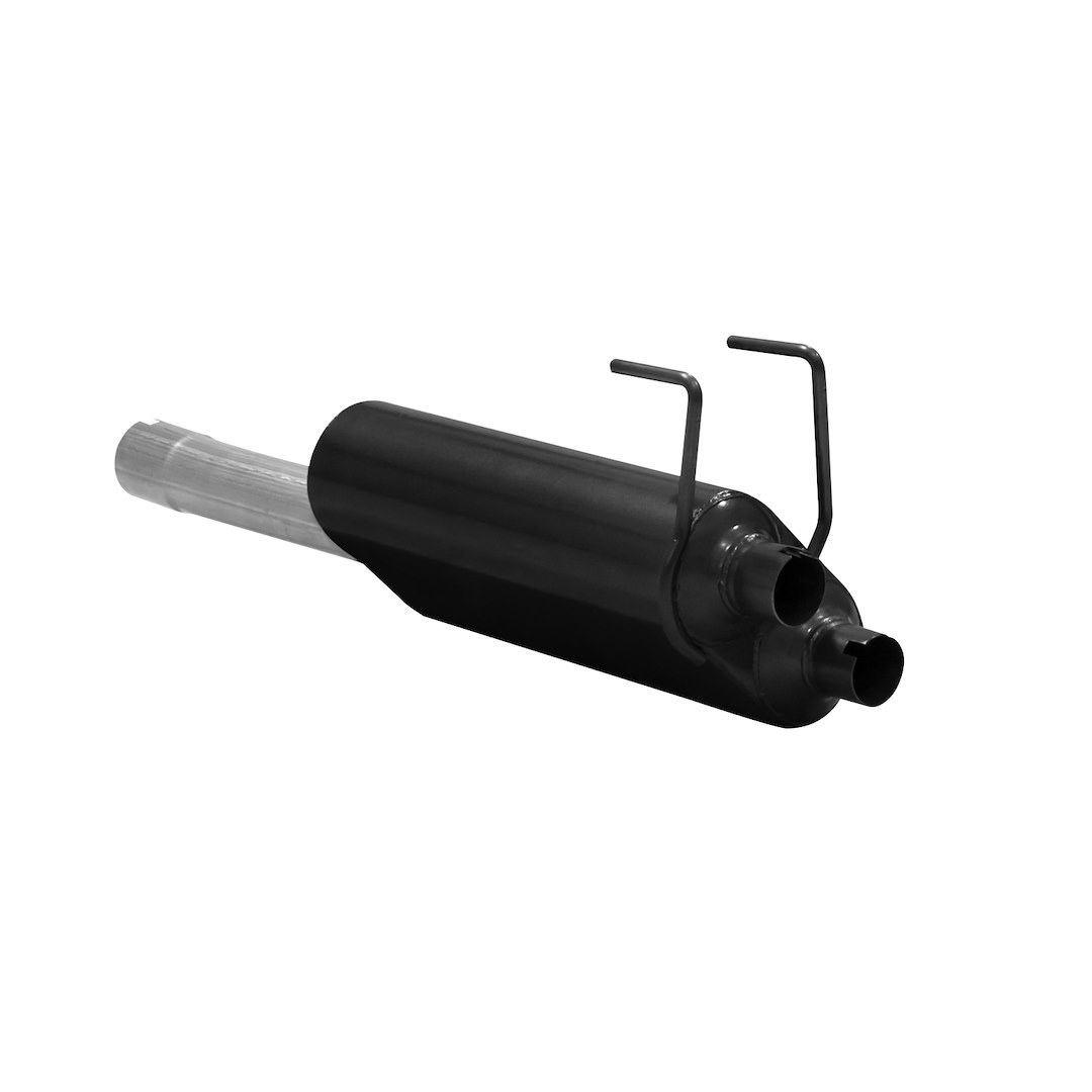 Flowmaster Exhaust Muffler, American Thunder ®, 409 Stainless Steel, Single 3 Inch Offset Inlet, Dual 2-1/4 Inch Outlet – 817568