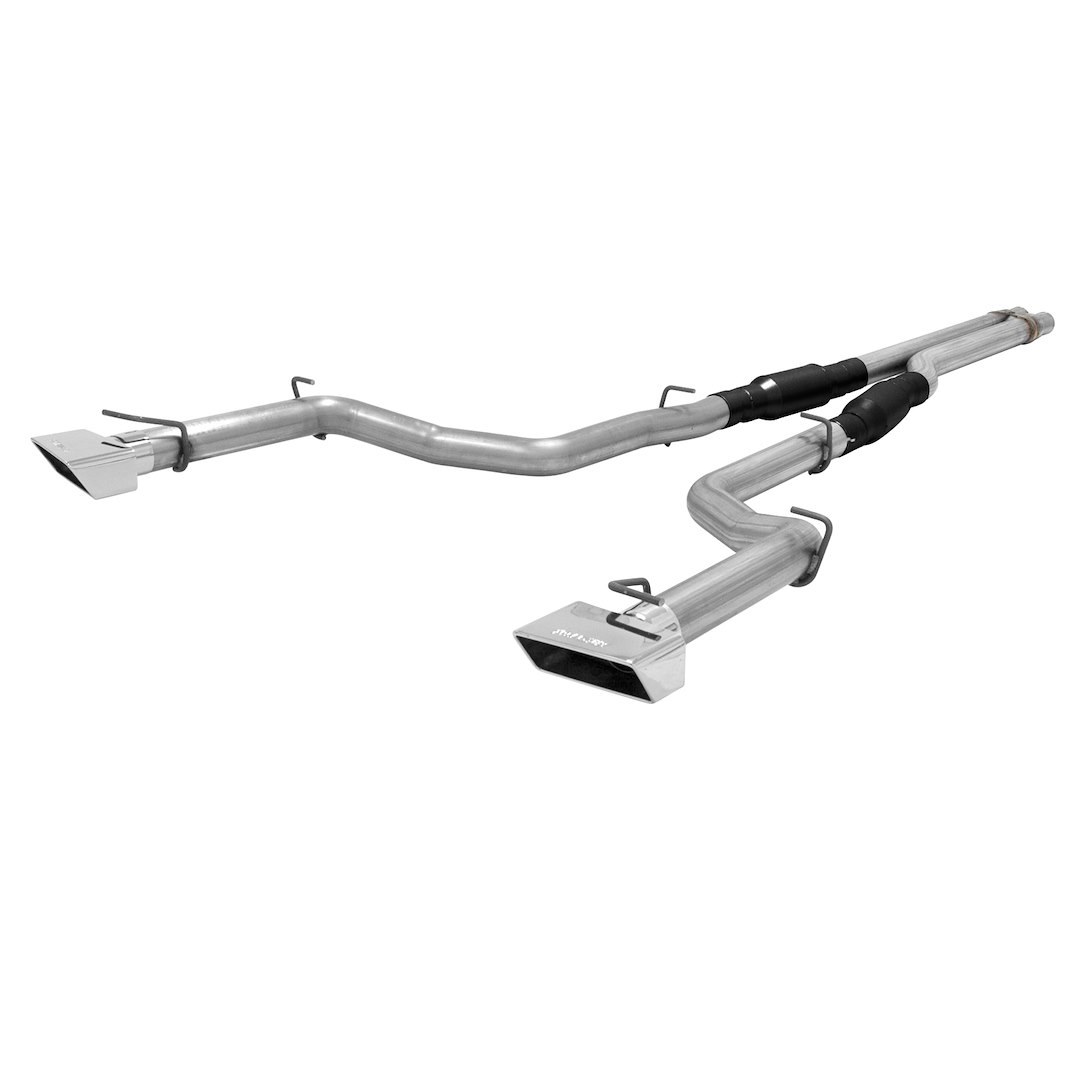 Flowmaster Exhaust System Kit, Outlaw ™ Cat Back System, 409S Stainless Steel, 3 Inch Pipe Diameter, Dual Exhaust Dual Exit, Split Rear Exit – 817645