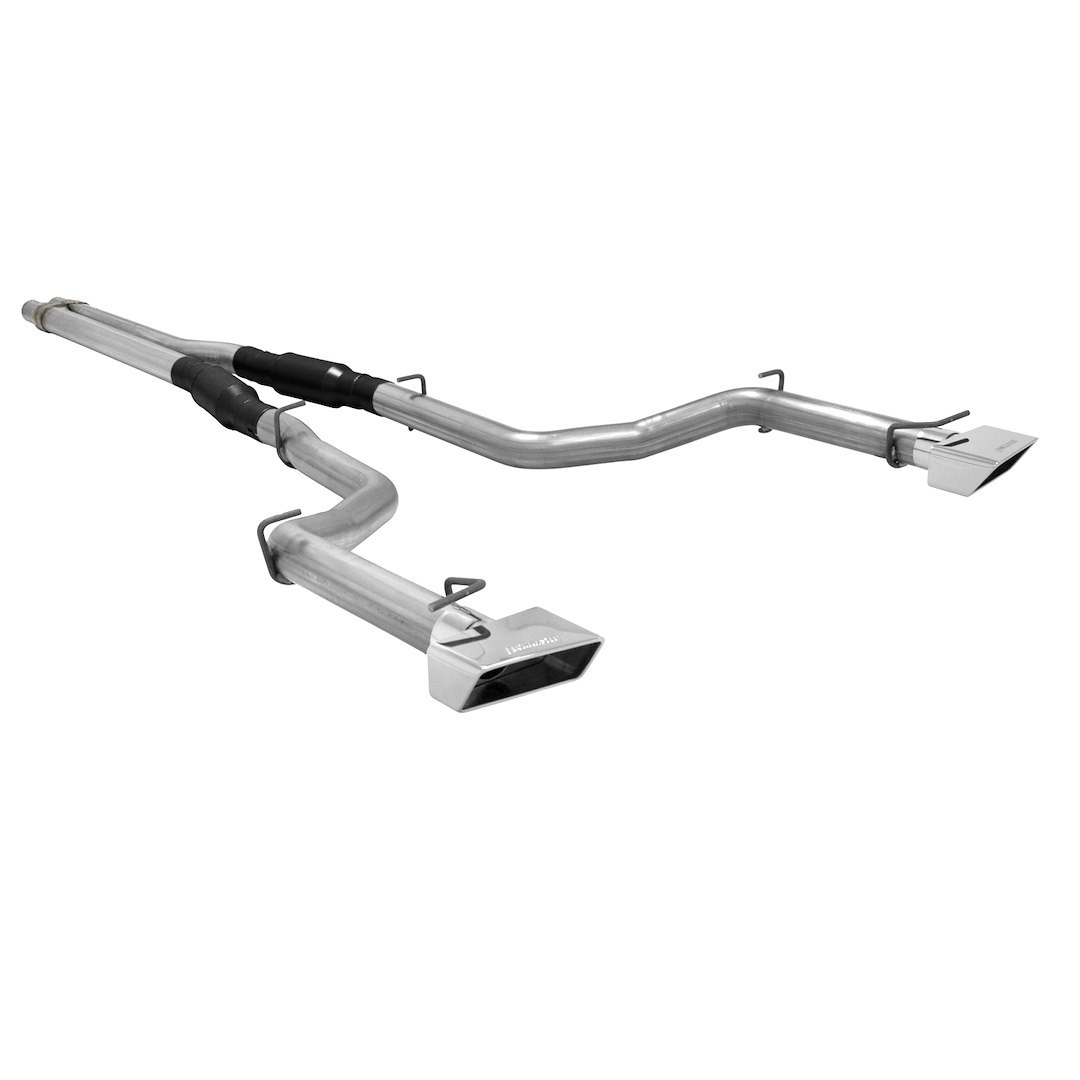 Flowmaster Exhaust System Kit, Outlaw ™ Cat Back System, 409S Stainless Steel, 3 Inch Pipe Diameter, Dual Exhaust Dual Exit, Split Rear Exit – 817645