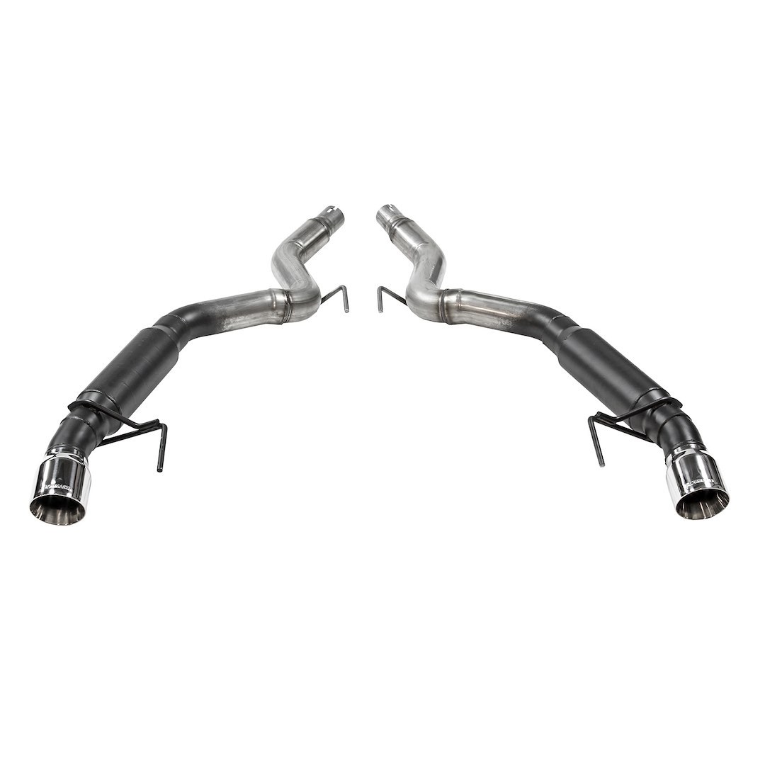 Flowmaster Exhaust System Kit, Outlaw ™ Axle Back System, Black Coated 409S Stainless Steel, With Mufflers – 817713