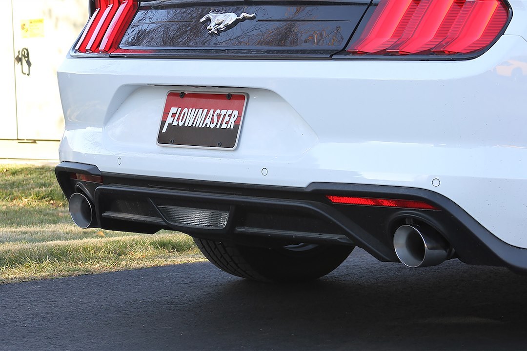 Flowmaster Exhaust System Kit, Outlaw ™ Axle Back System, Black Coated 409S Stainless Steel, With Mufflers – 817713