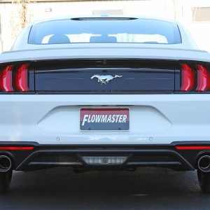 Flowmaster Exhaust System Kit, Outlaw ™ Axle Back System, Black Coated 409S Stainless Steel, With Mufflers – 817713