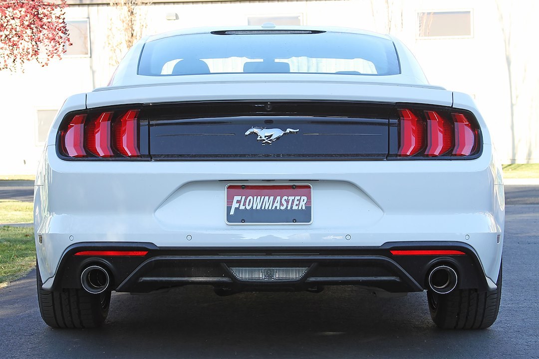 Flowmaster Exhaust System Kit, Outlaw ™ Axle Back System, Black Coated 409S Stainless Steel, With Mufflers – 817713