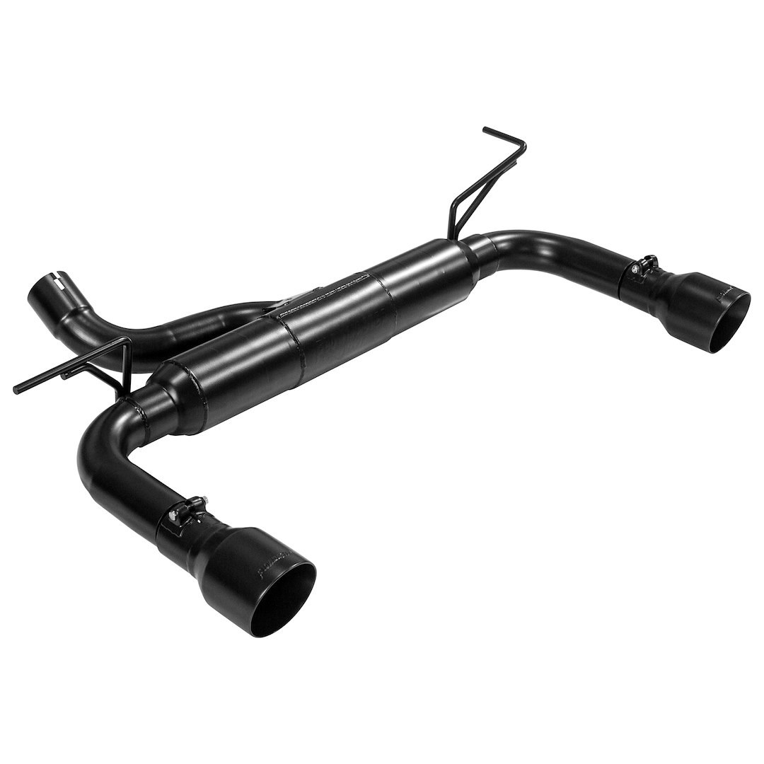 Flowmaster Exhaust System Kit, Outlaw ™ Axle Back System, Black Stainless Steel, With Mufflers, 2-1/2 Inch Pipe Diameter – 817752