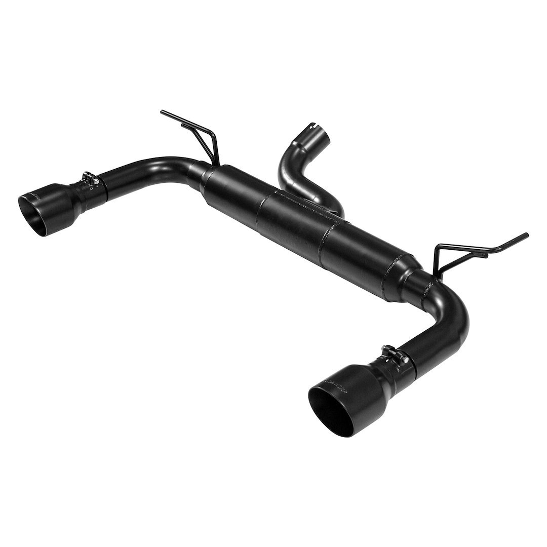 Flowmaster Exhaust System Kit, Outlaw ™ Axle Back System, Black Stainless Steel, With Mufflers, 2-1/2 Inch Pipe Diameter – 817752