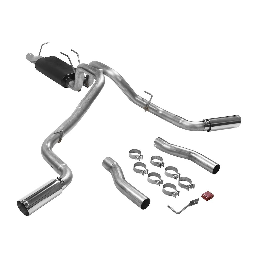 Flowmaster Exhaust System Kit, Force II ® Cat Back System, Stainless Steel, With 50 Series HD Muffler, 3 Inch Pipe Diameter – 817757