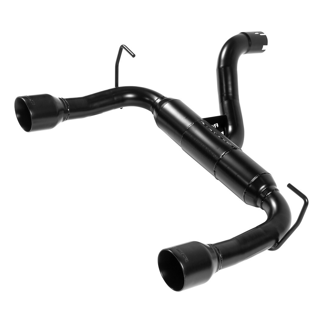 Flowmaster Exhaust System Kit, Outlaw ™ Axle Back System, Black 409S Stainless Steel, With Mufflers, 2-1/2 Inch Pipe Diameter – 817803