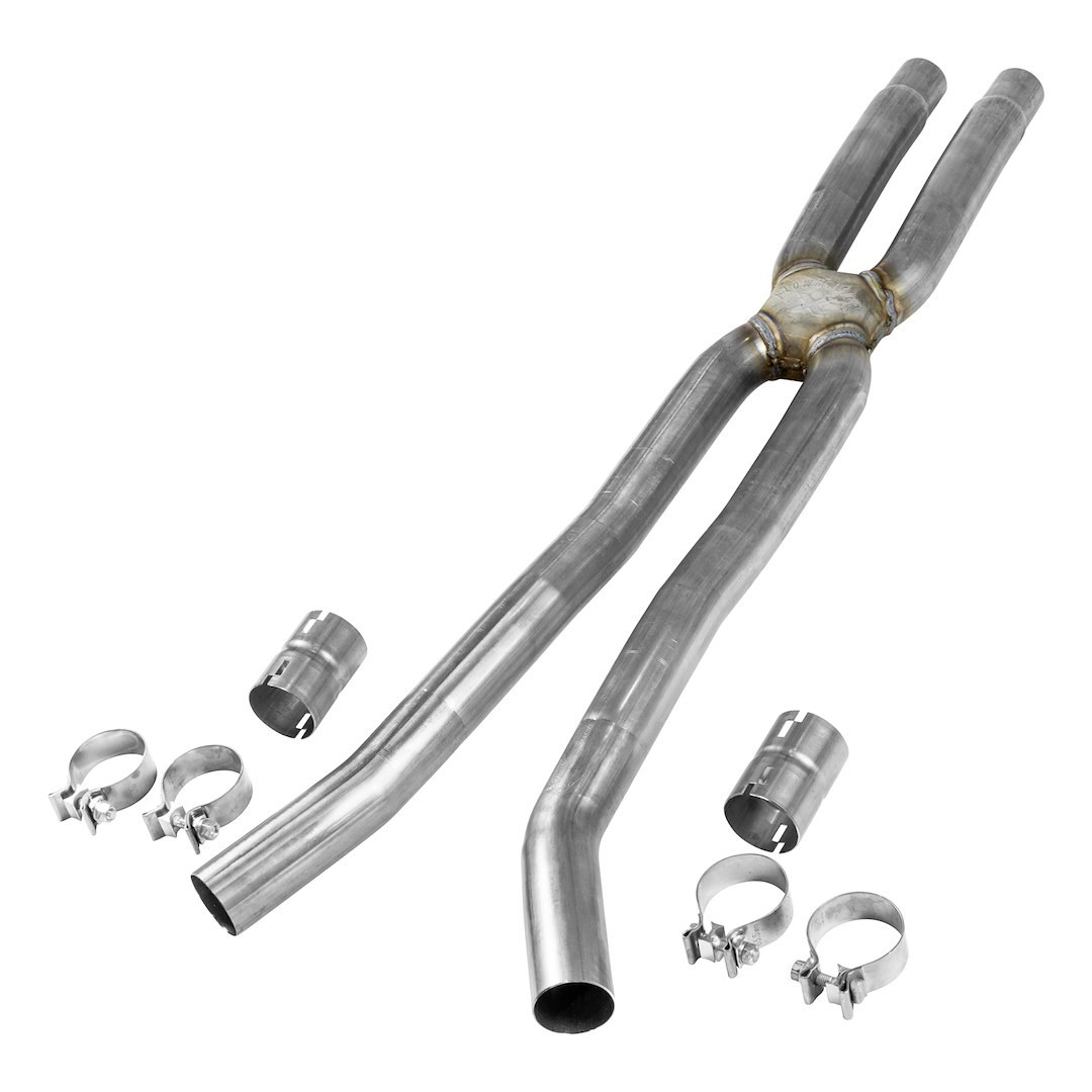 Flowmaster Exhaust Crossover Pipe, Scavenger Series ® X Pipe, Stainless Steel, 2-1/2 Inch Pipe Diameter, Witout Converters – 817817