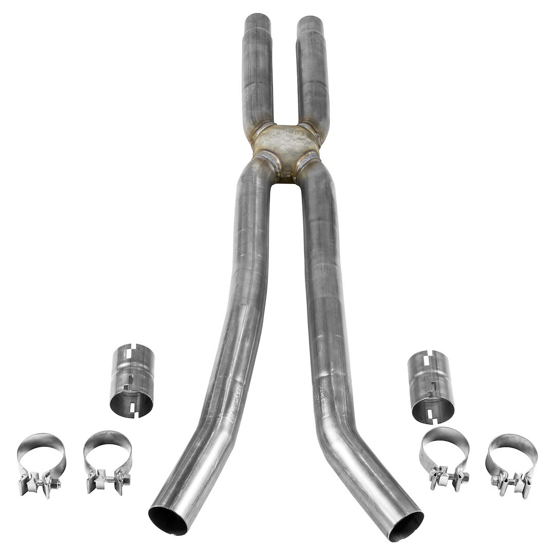 Flowmaster Exhaust Crossover Pipe, Scavenger Series ® X Pipe, Stainless Steel, 2-1/2 Inch Pipe Diameter, Witout Converters – 817817